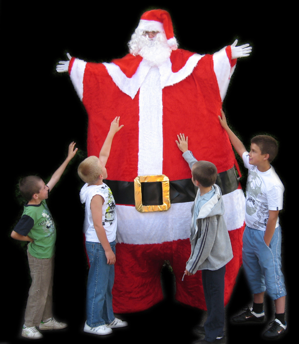 Giant Mr Santa
