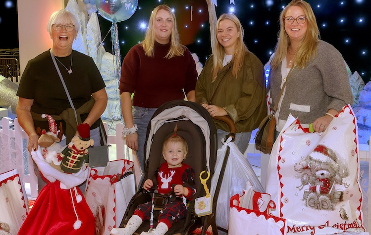 Santa sack winners
